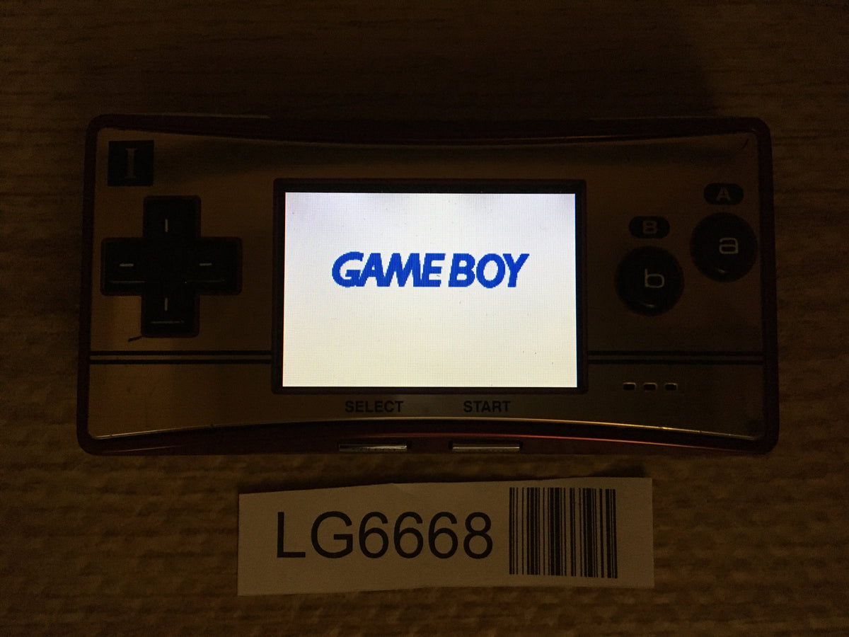 LG6668 With Defects - GameBoy Micro Famicom Ver. Console Nintendo