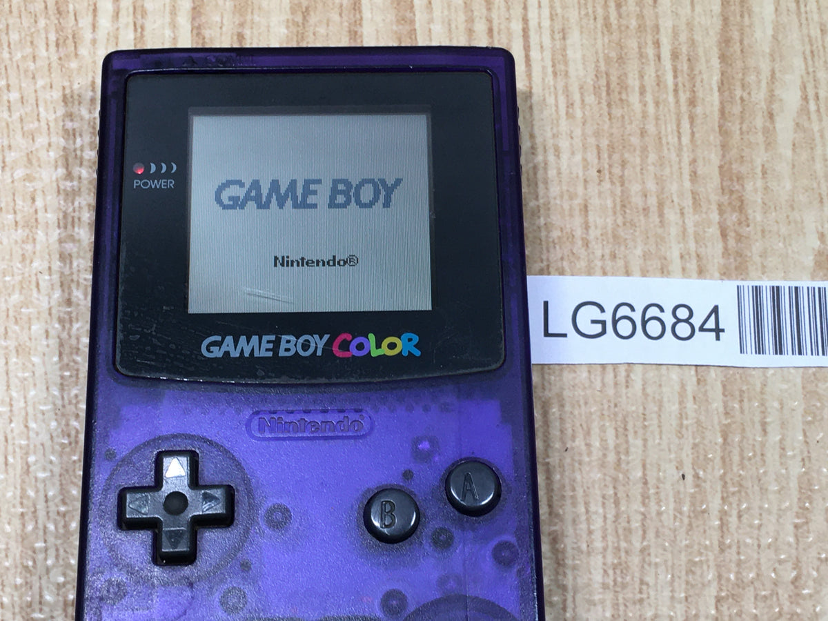 LG6684 With Defects - GameBoy Color Midnight Blue Console Nintendo