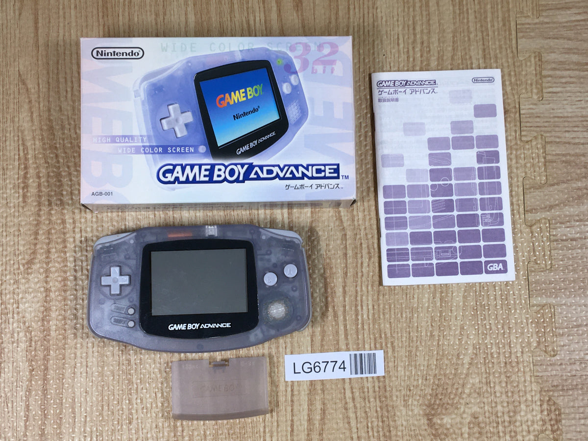 LG6774 Tested Working - GameBoy Advance Milky Blue Console