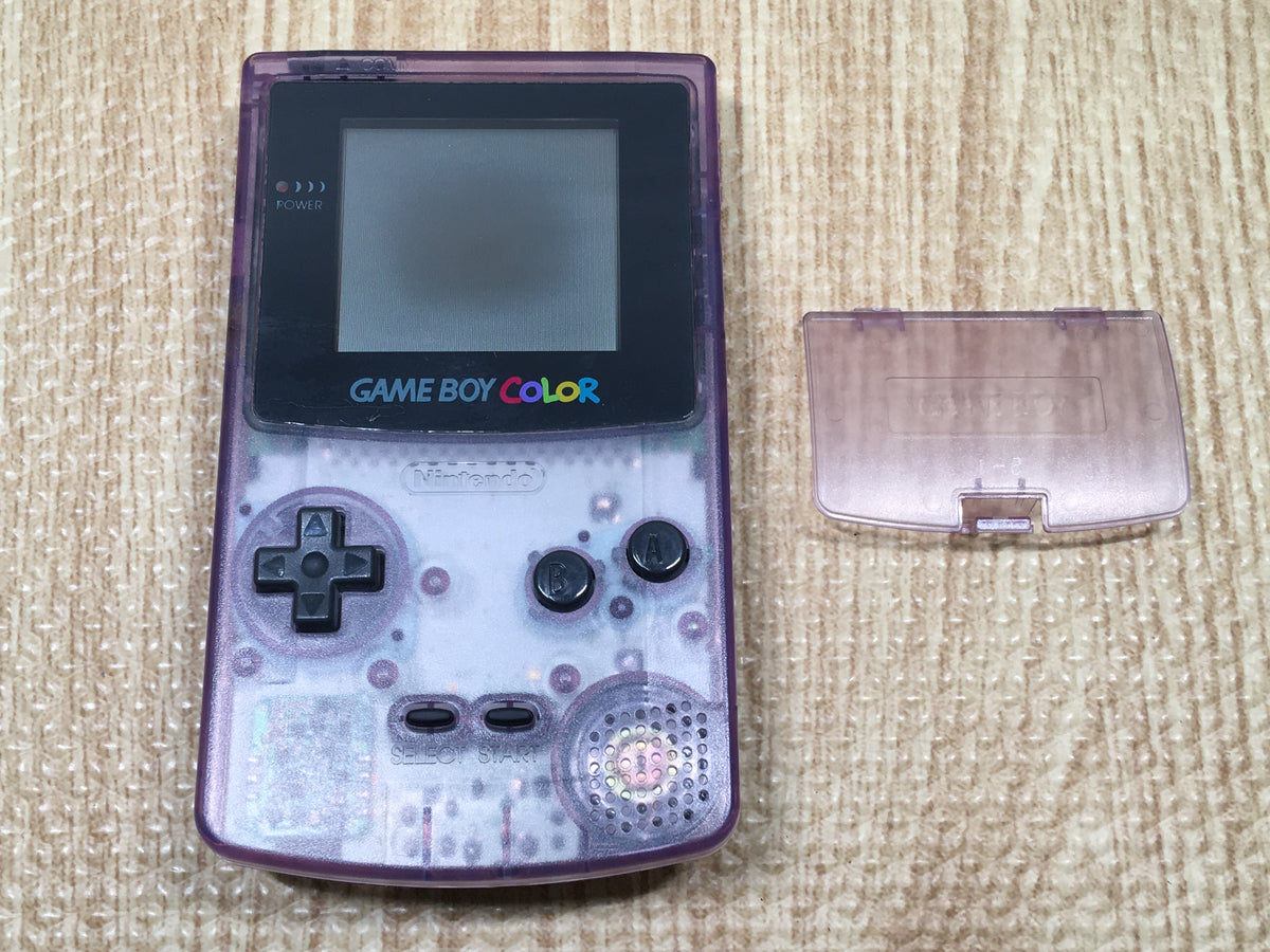 LG6807 With Defects - GameBoy Color Clear Purple Console Nintendo