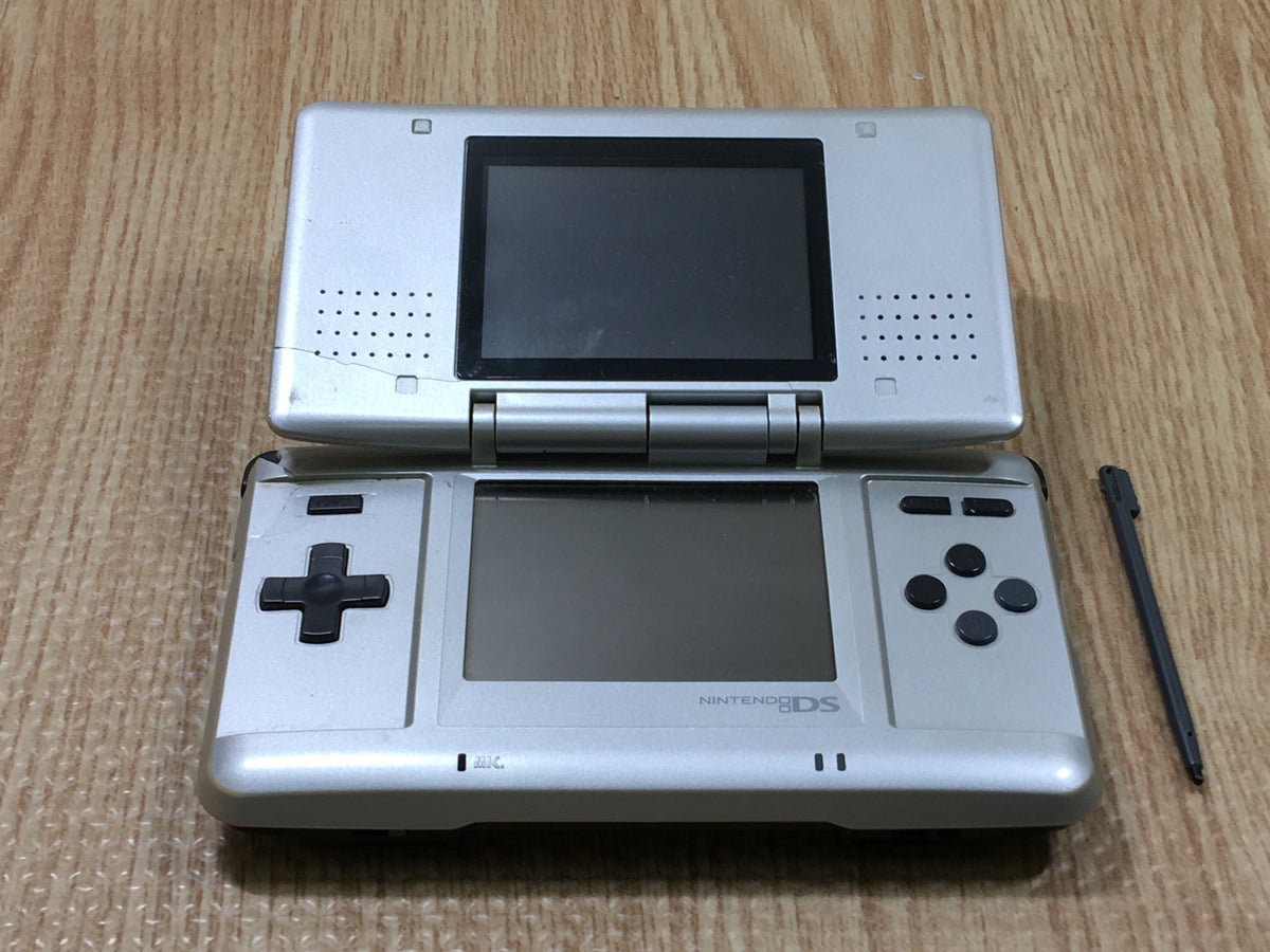 LG6946 With Defects - Nintendo DS Platinum Silver Console Nintendo