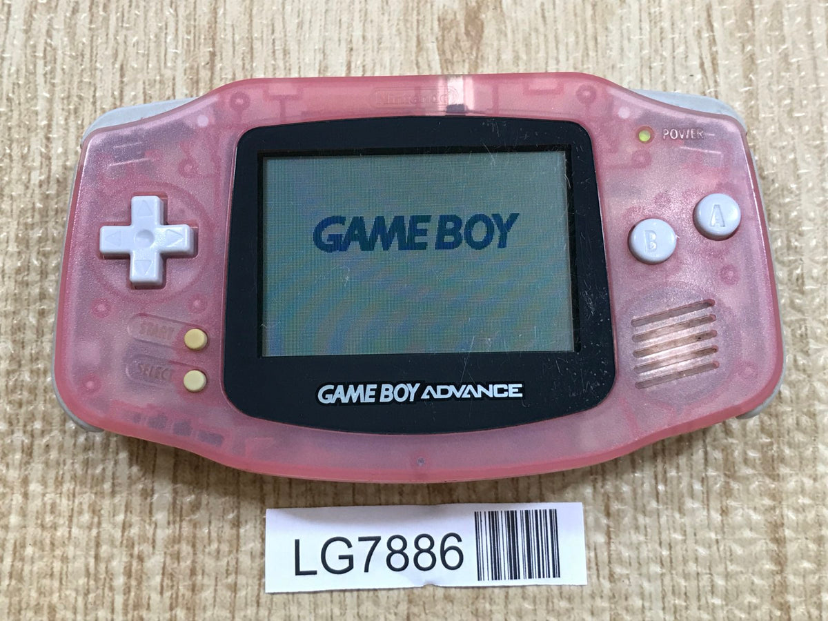 GameBoy Advance Milky Pink Console Nintendo Japan - With Defects