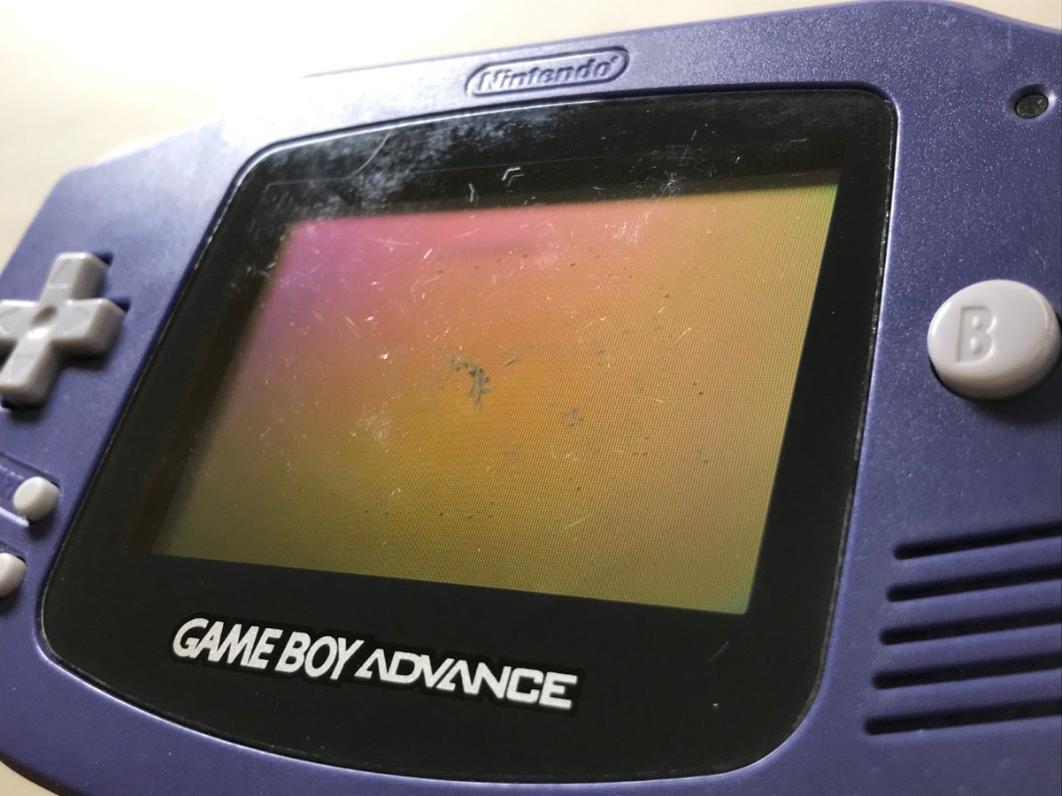 GameBoy Advance Violet Console Nintendo Japan - With Defects