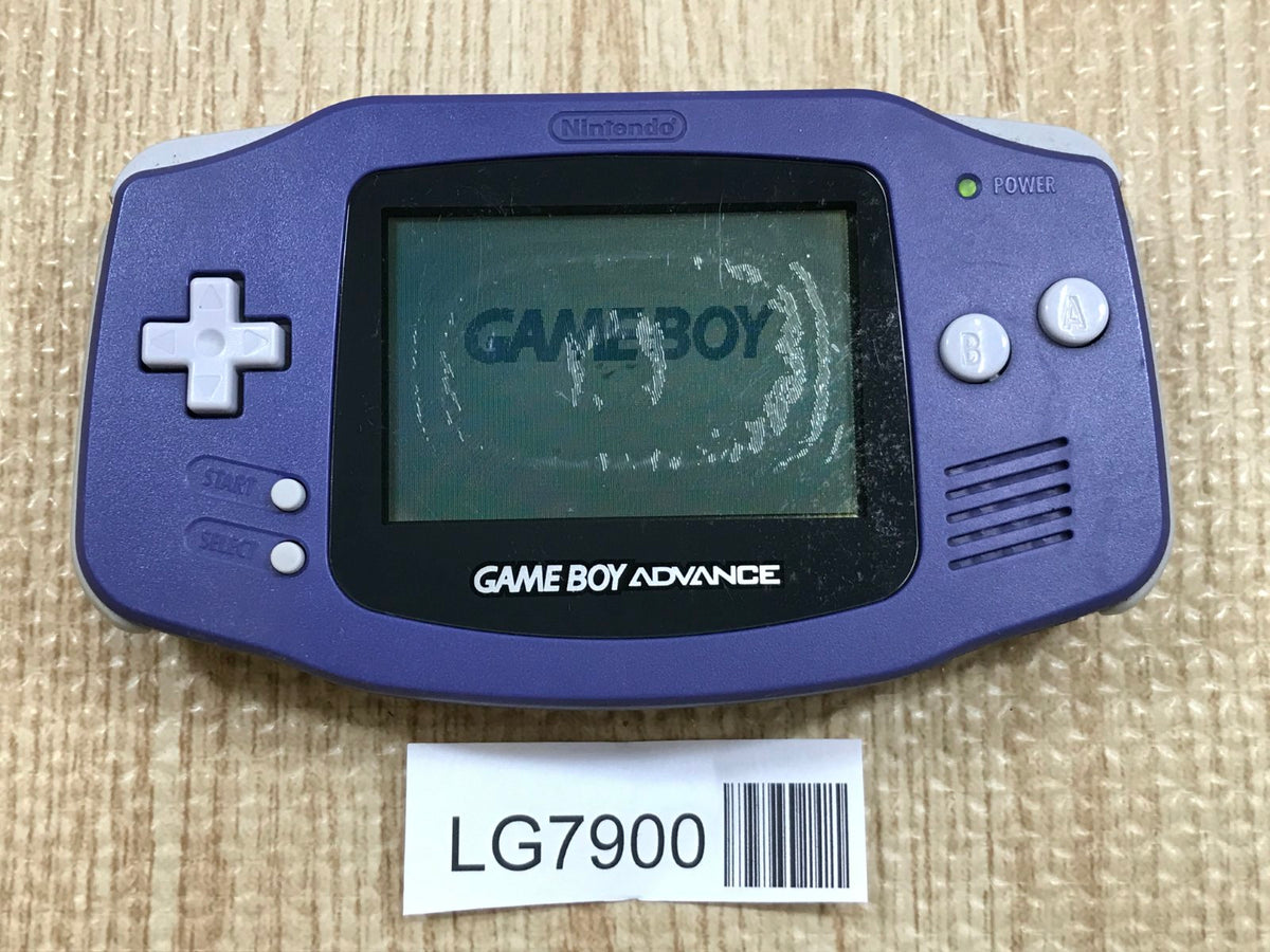 GameBoy Advance Violet Console Nintendo Japan - With Defects