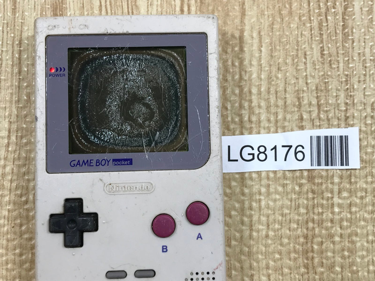 GameBoy Pocket Gray Grey Console Nintendo Japan - With Defects