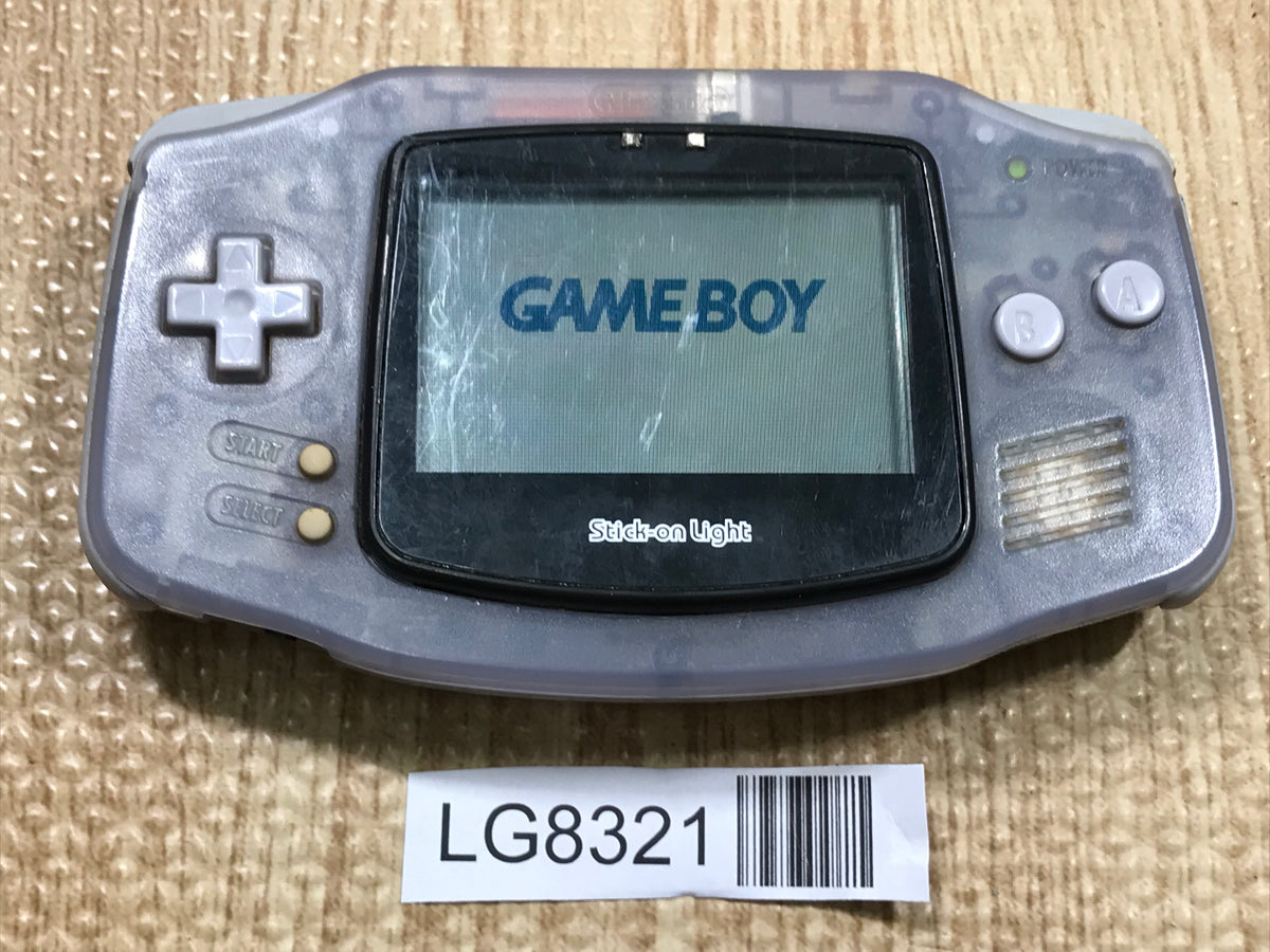 GameBoy Advance Milky Blue Console Nintendo Japan - With Defects