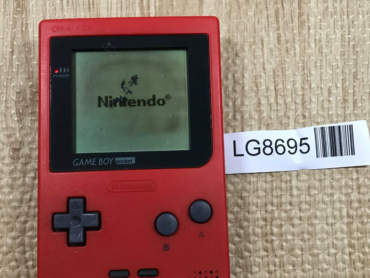 GameBoy Pocket Red Console Nintendo Japan - With Defects LG8695