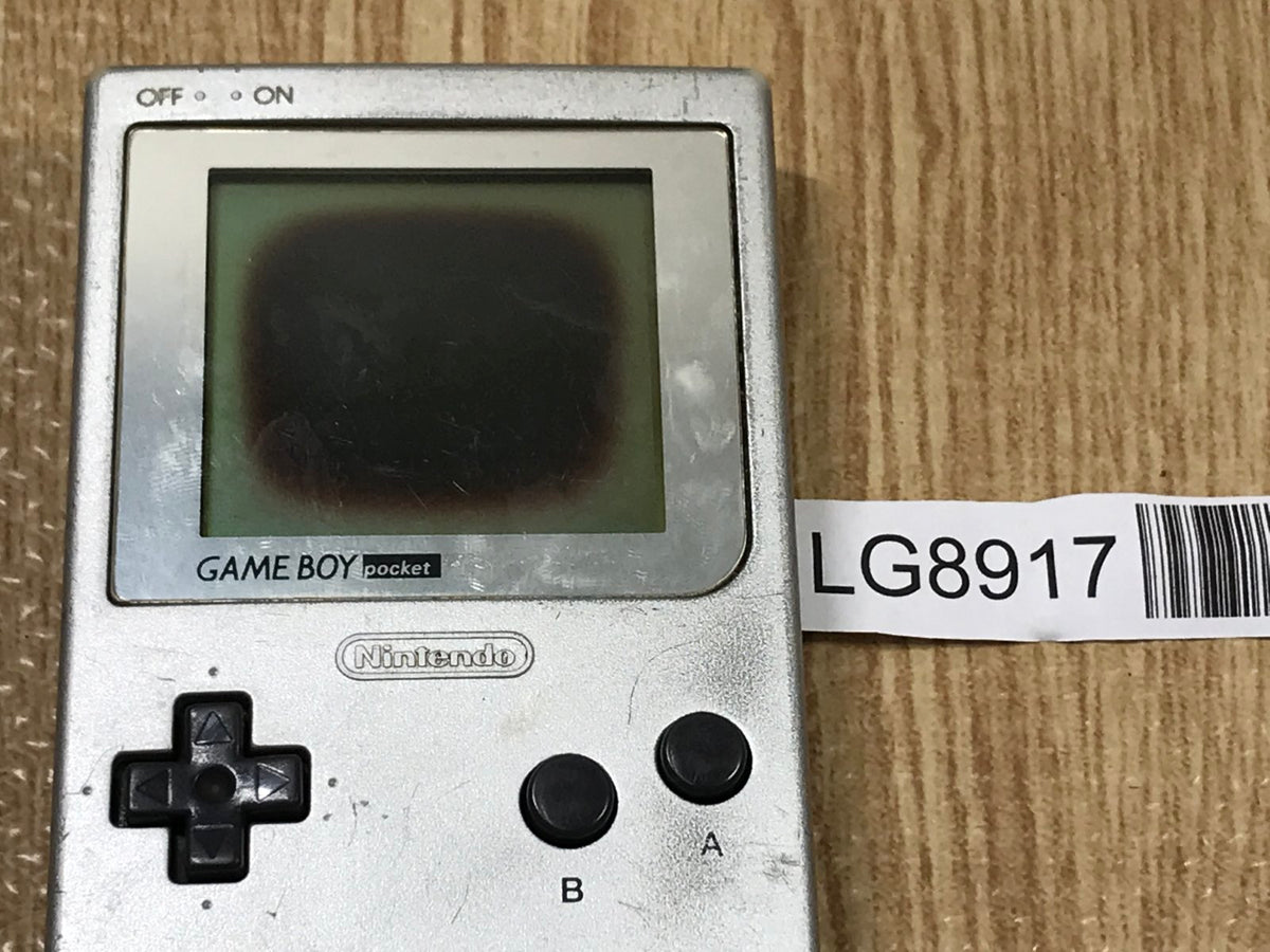 GameBoy Pocket Silver Console Nintendo Japan - With Defects LG8917