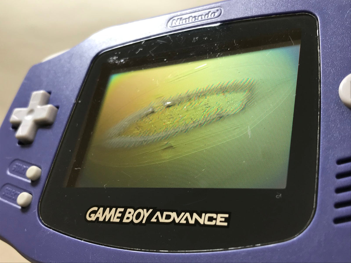 GameBoy Advance Violet Console Nintendo Japan - With Defects