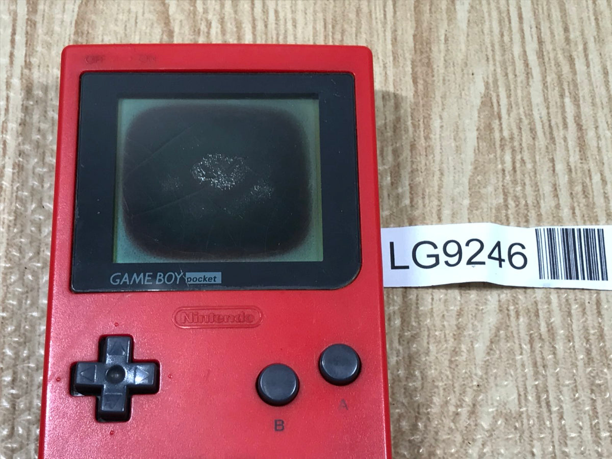 GameBoy Pocket Red Console Nintendo Japan - With Defects LG9246