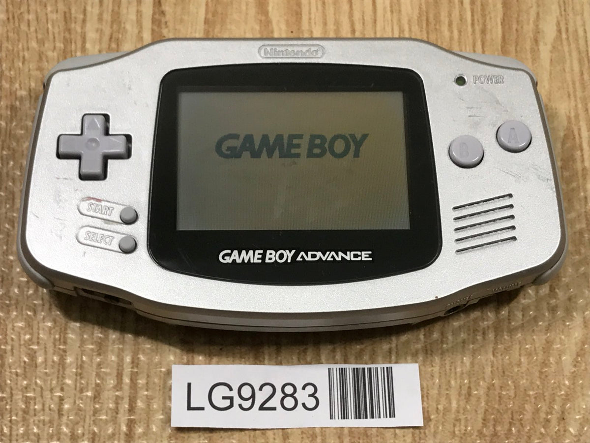 GameBoy Advance Silver Console Nintendo Japan - With Defects