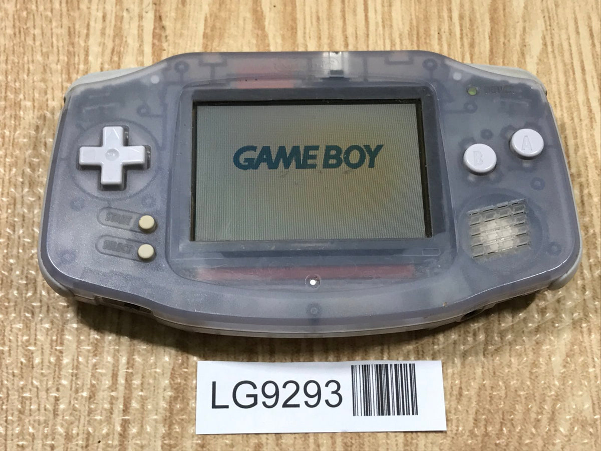 GameBoy Advance Milky Blue Console Nintendo Japan - With Defects GameBoy Advance Milky Blue Console Nintendo Japan - With Defects