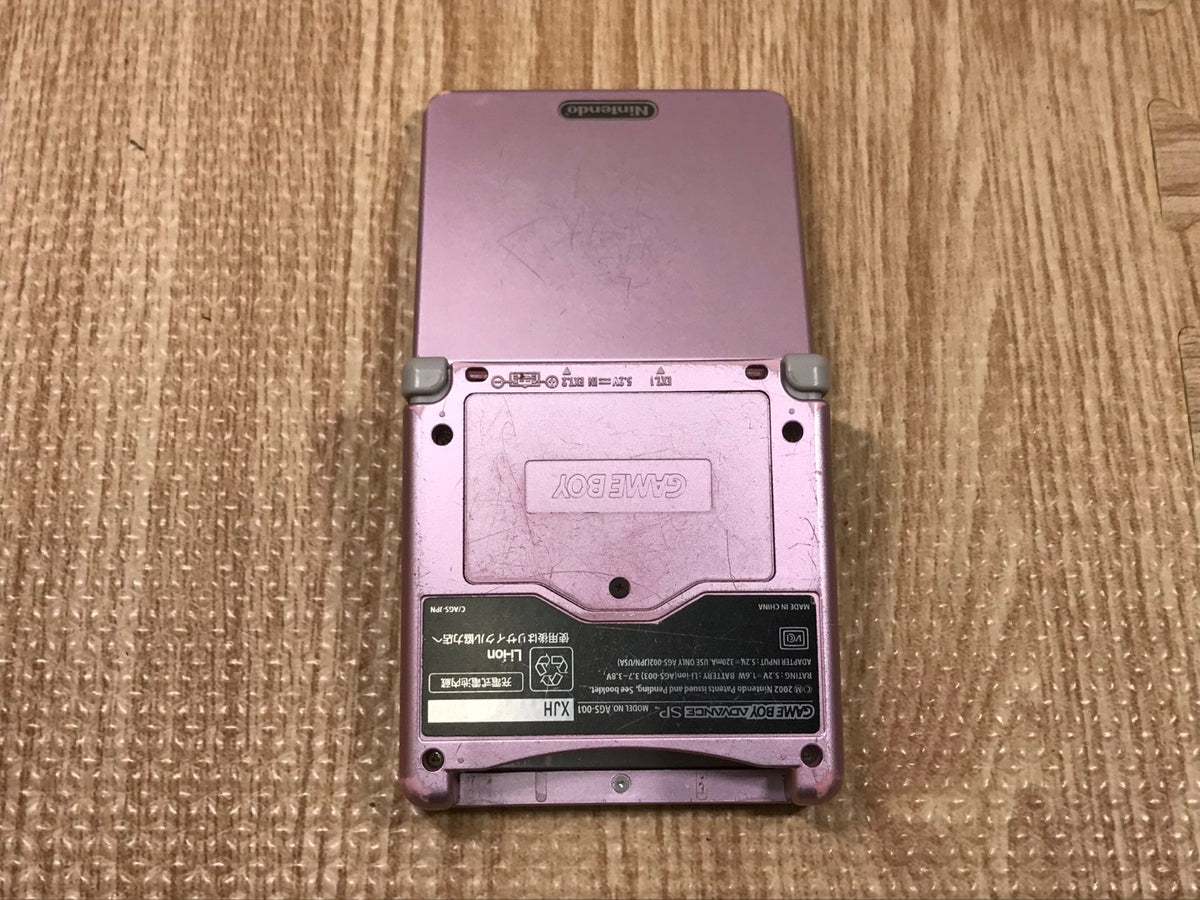 GameBoy Advance SP Pearl Pink Console Nintendo Japan - Tested