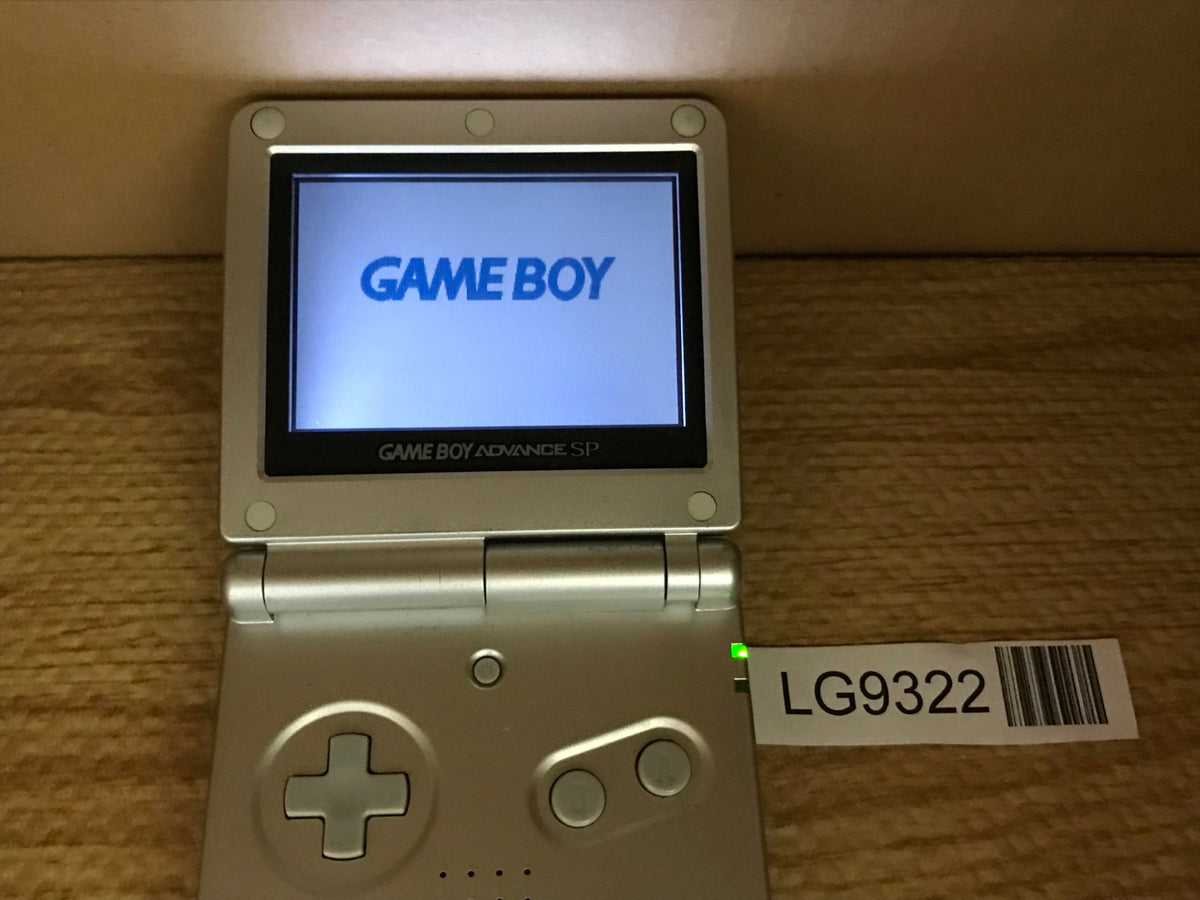 GameBoy Advance SP Platinum Silver Console Japan - Tested Working