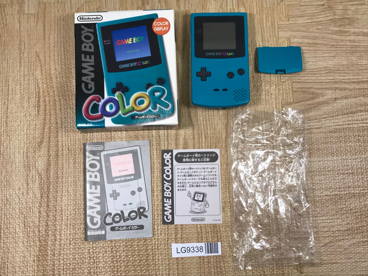 GameBoy Color Blue Console Boxed Nintendo Japan - Tested Working