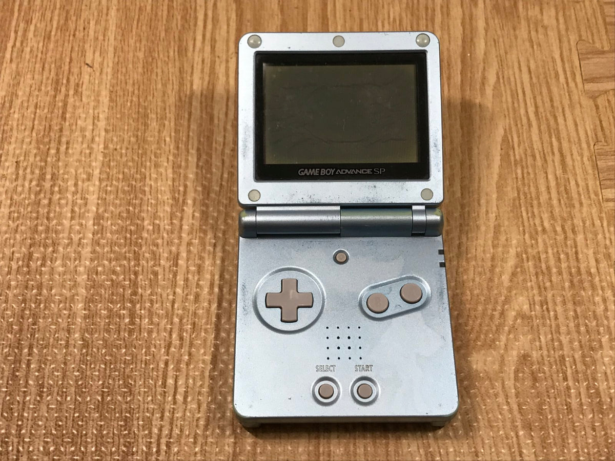 GameBoy Advance SP Pearl Blue Console Nintendo Japan - With