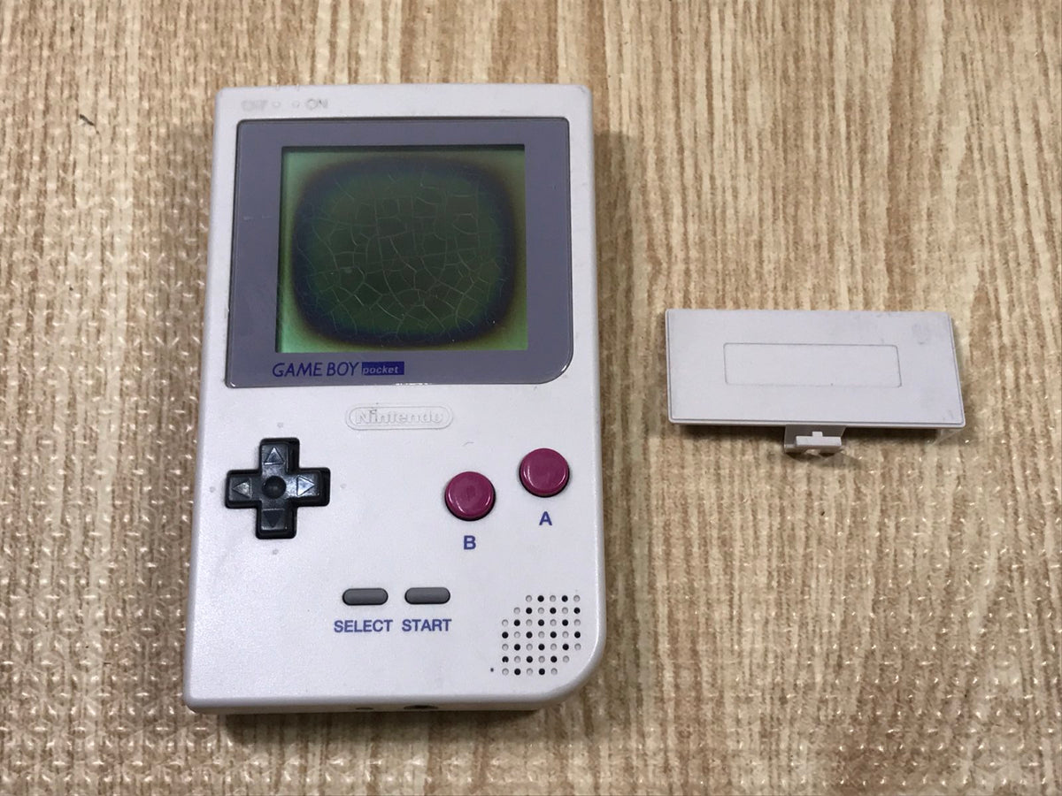 GameBoy Pocket Gray Grey Console Nintendo Japan - With Defects