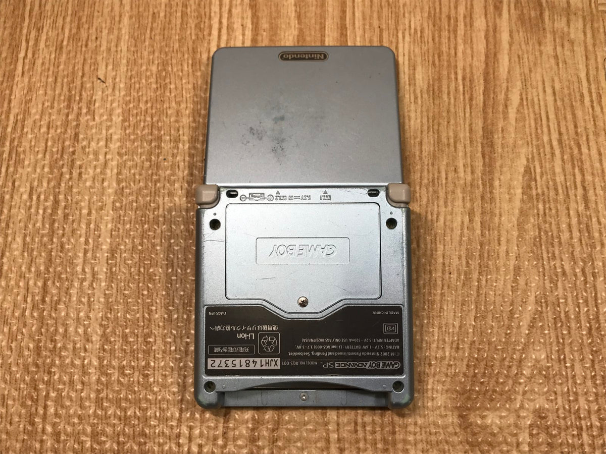 GameBoy Advance SP Pearl Blue Console Nintendo Japan - Tested