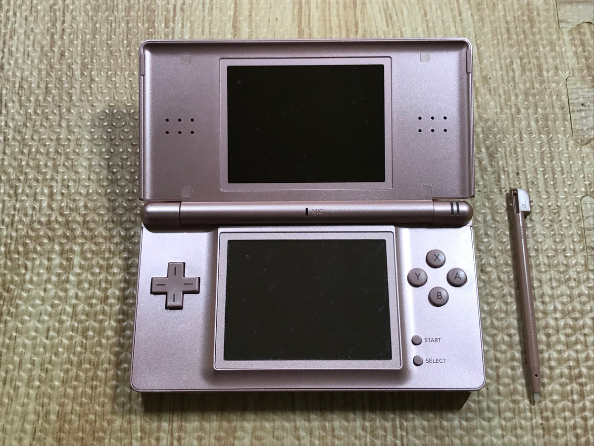 Nintendo DS Lite Metallic Rose Console Nintendo Japan - With