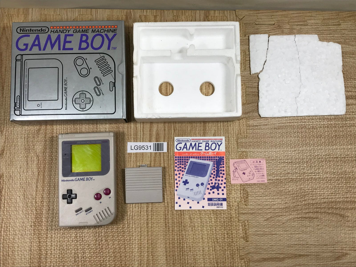 GameBoy Original DMG-01 Console Boxed Nintendo Japan - Tested