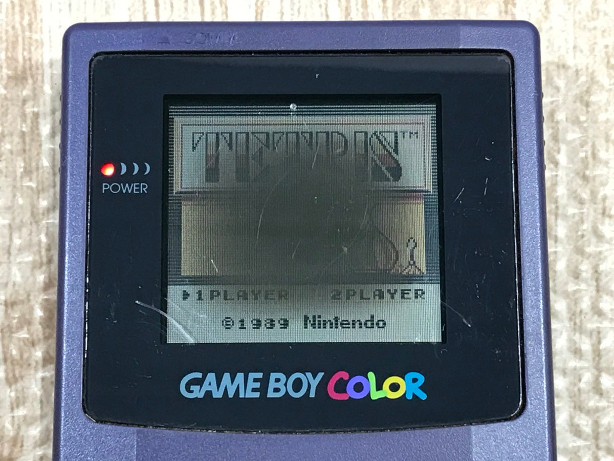 GameBoy Color Purple Console Nintendo Japan - With Defects LG9662