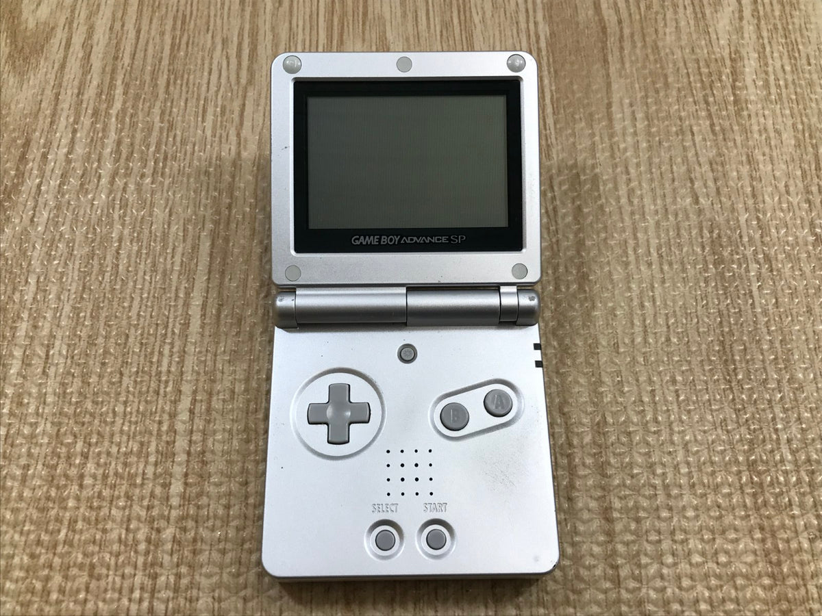 GameBoy Advance SP Platinum Silver Console Nintendo Japan - With