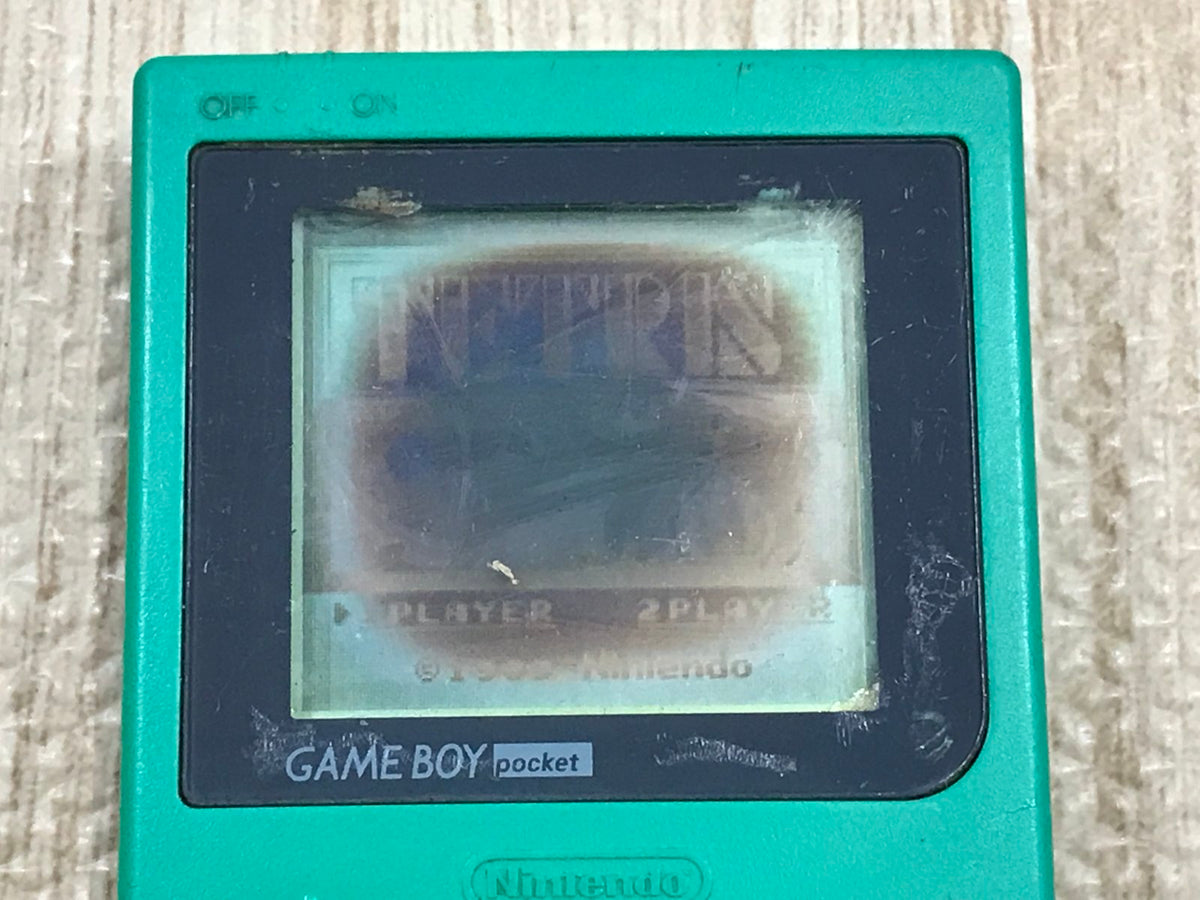 GameBoy Pocket Green Console Nintendo Japan - With Defects LH1253