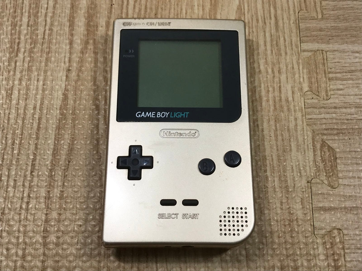 GameBoy Light Gold Console Nintendo Japan - With Defects LH1471
