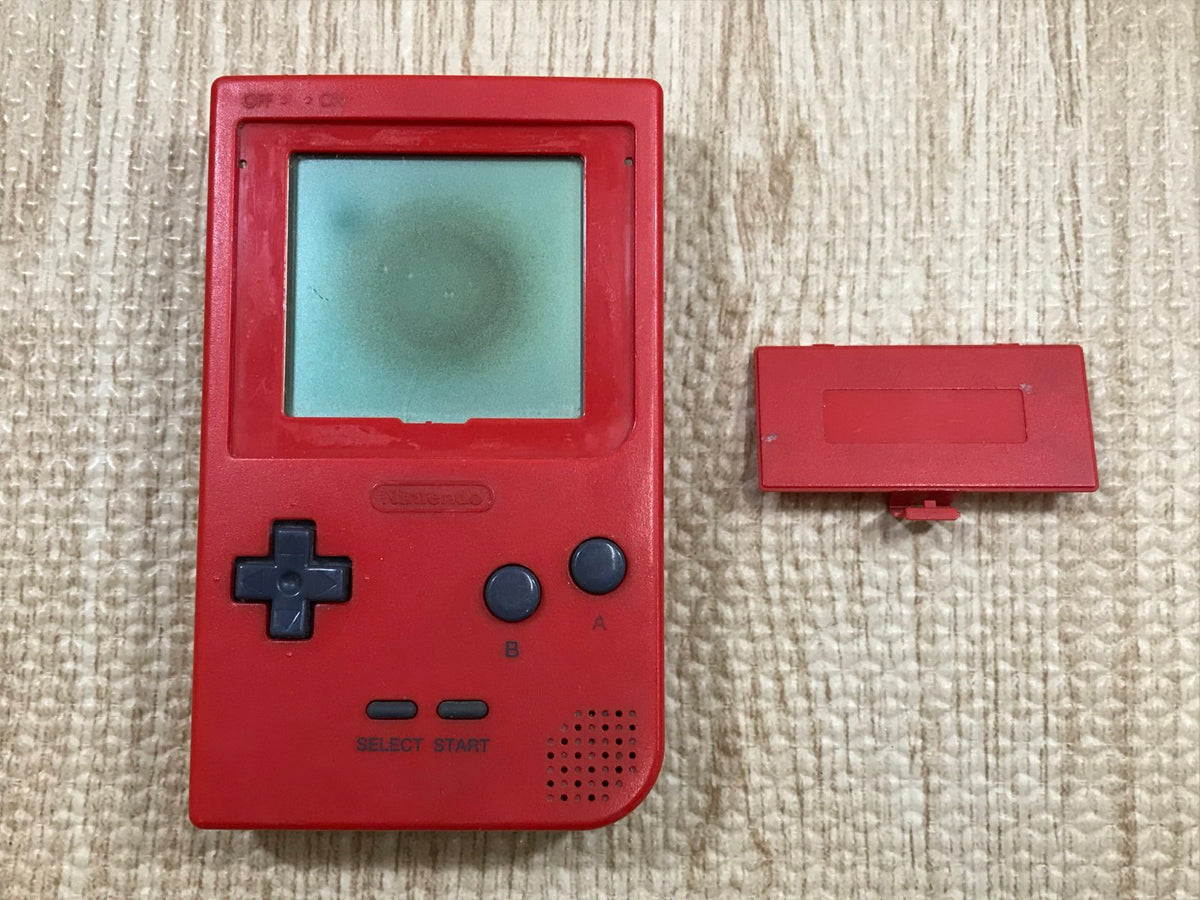 GameBoy Pocket Red Console Nintendo Japan - With Defects LH1697