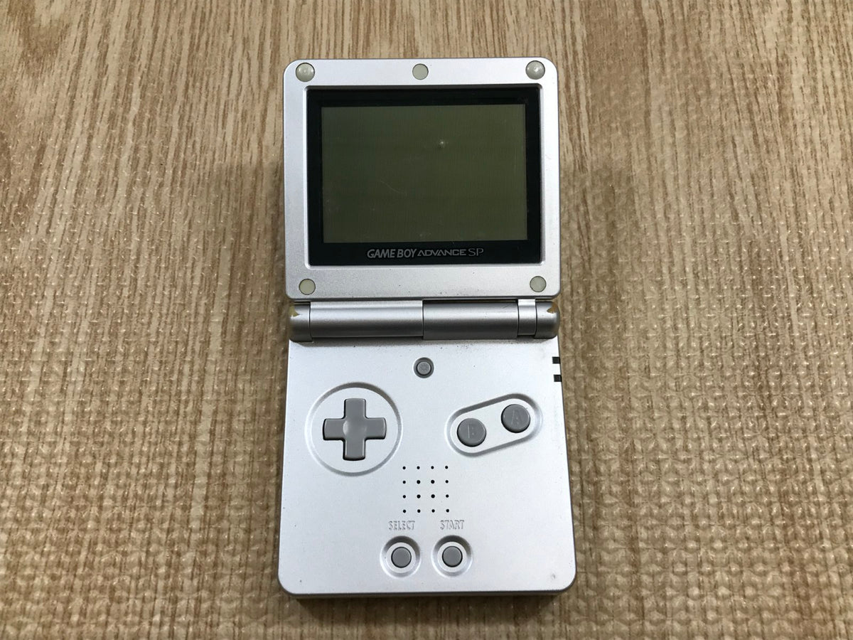 GameBoy Advance SP Platinum Silver Console Nintendo Japan - With