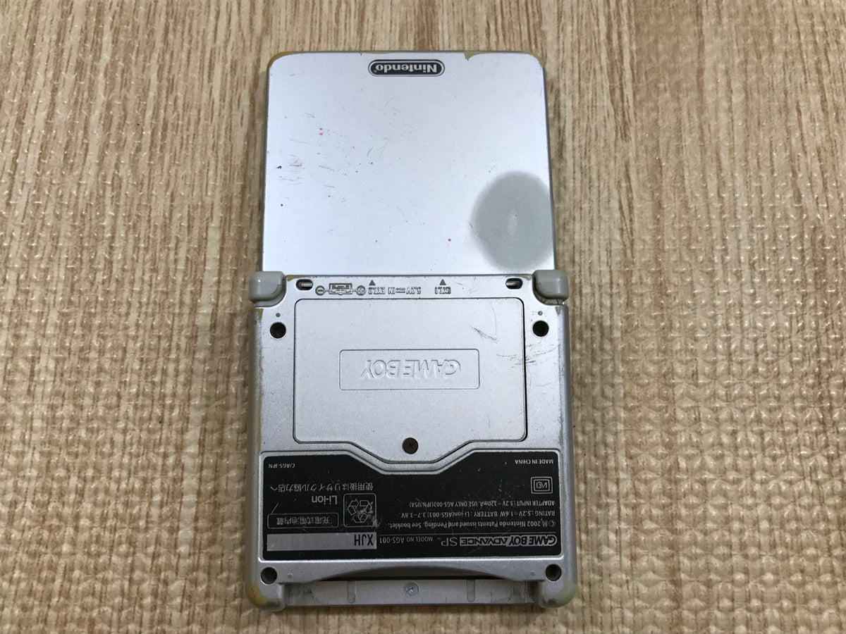 GameBoy Advance SP Platinum Silver Console Nintendo Japan - With