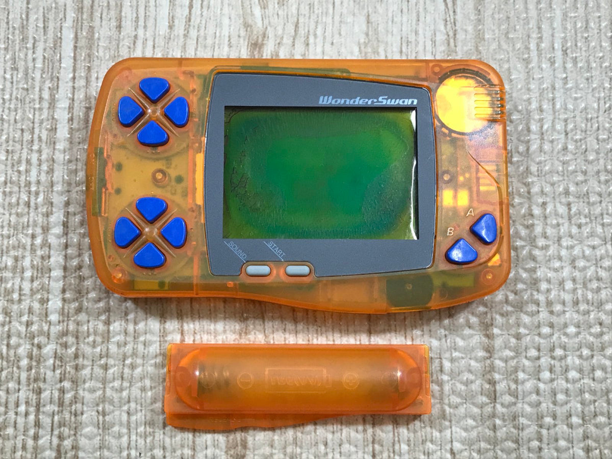 Wonder Swan Digimon Orange Console Japan - With Defects LH1788