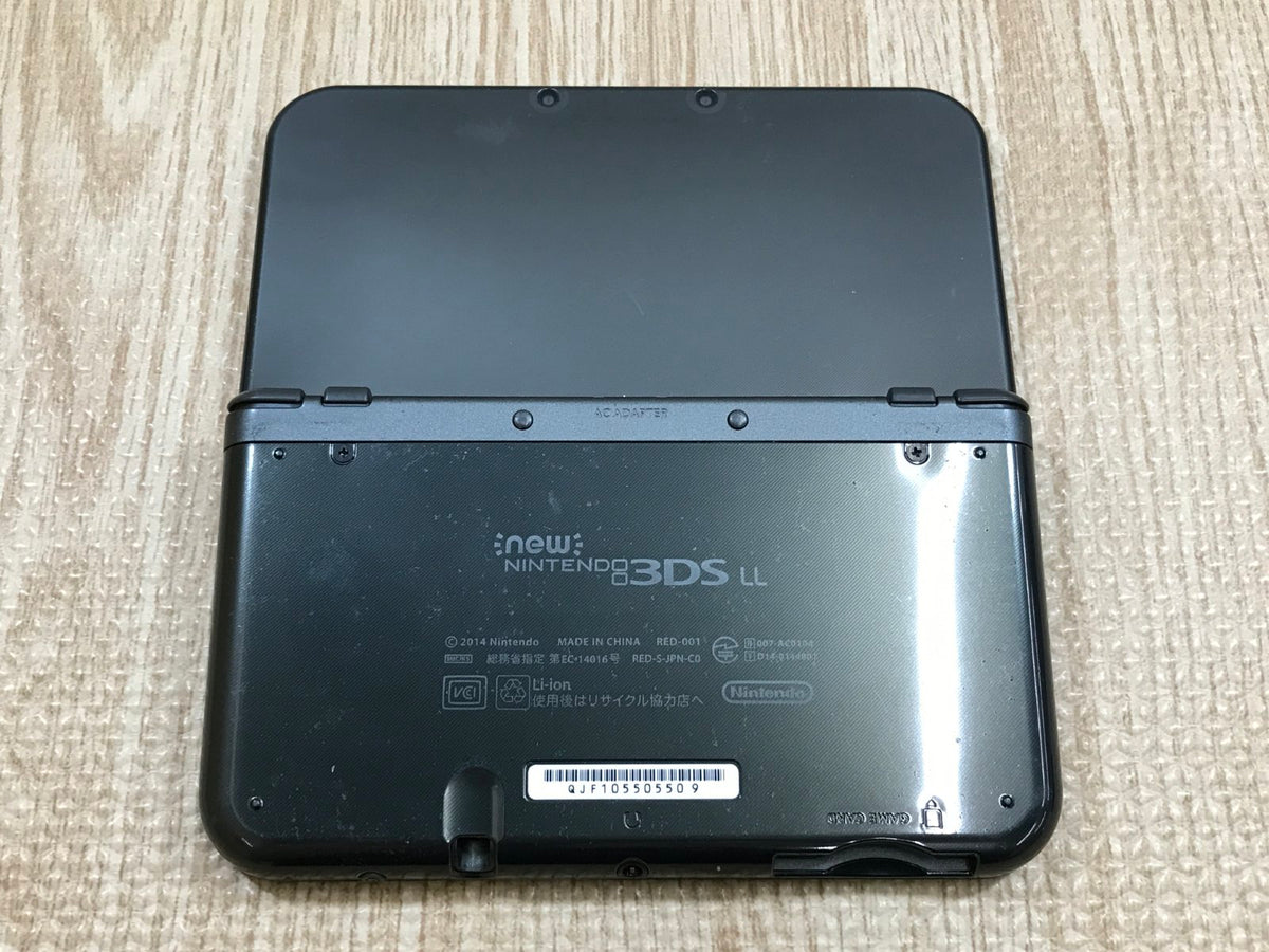 NEW 3DS LL XL METALLIC BLACK Console Japan - With Defects LH1900