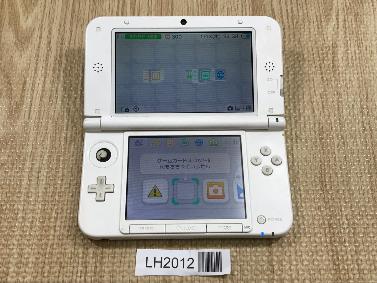 Nintendo 3DS LL XL 3DS Mint White Console Nintendo Japan - With