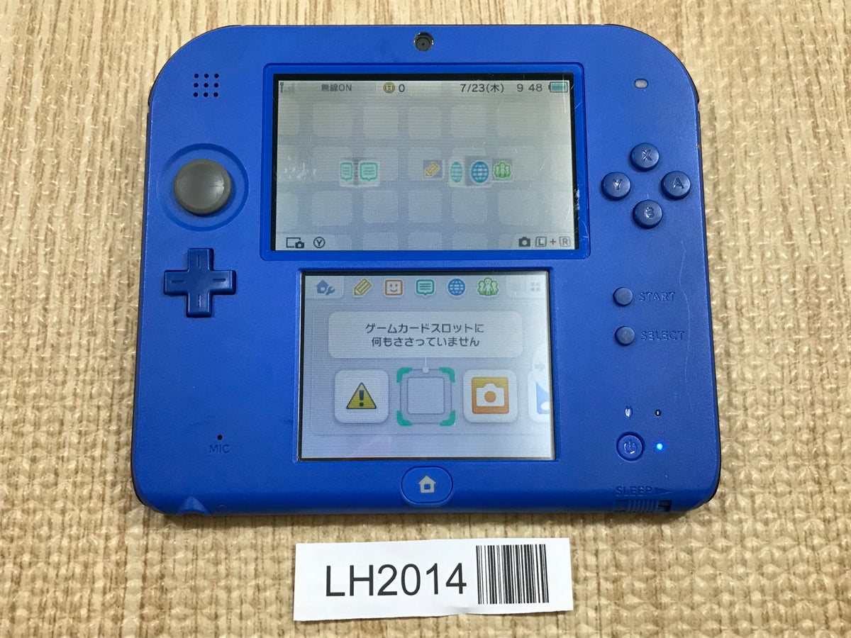 Nintendo 2DS BLUE Console Nintendo Japan - With Defects LH2014