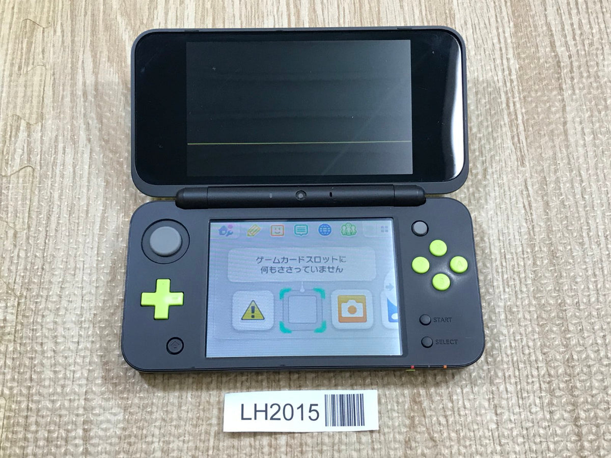 Nintendo 2DS LL XL BLACK LIME Console Nintendo Japan - With