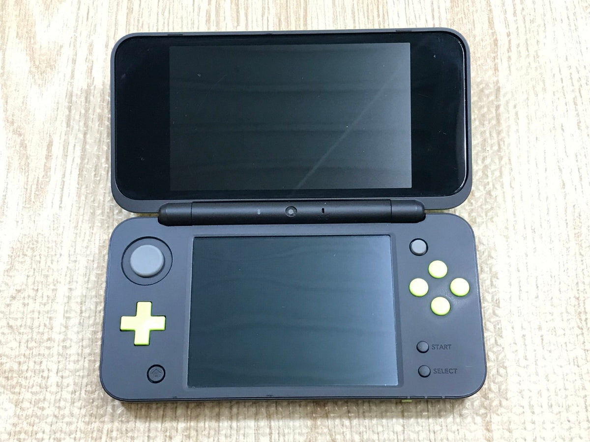 Nintendo 2DS LL XL BLACK LIME Console Nintendo Japan - With