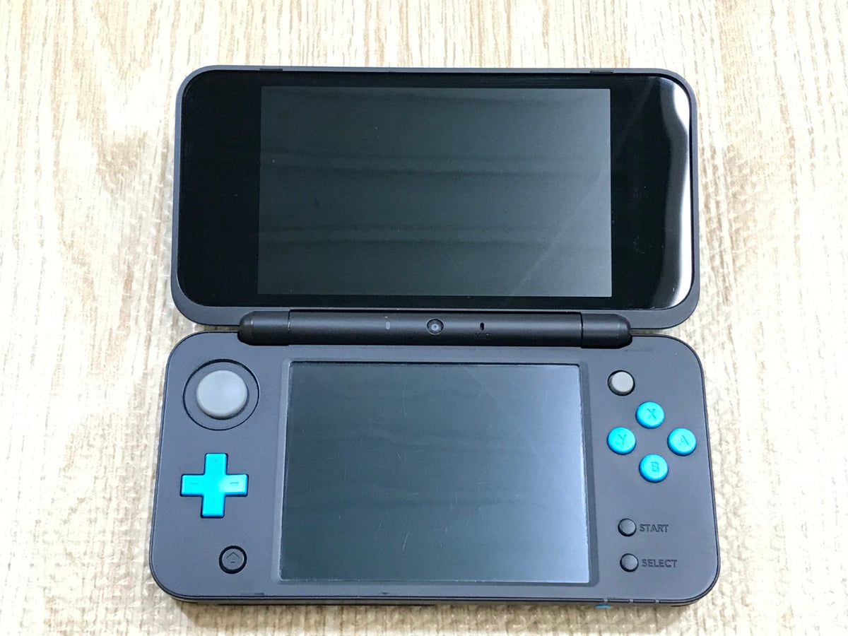 Nintendo 2DS LL XL BLACK TURQUOISE Console Nintendo Japan - With