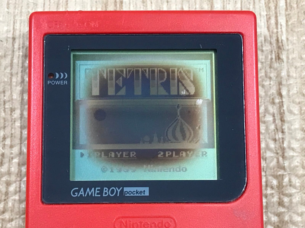 GameBoy Pocket Red Console Nintendo Japan - With Defects LH2319