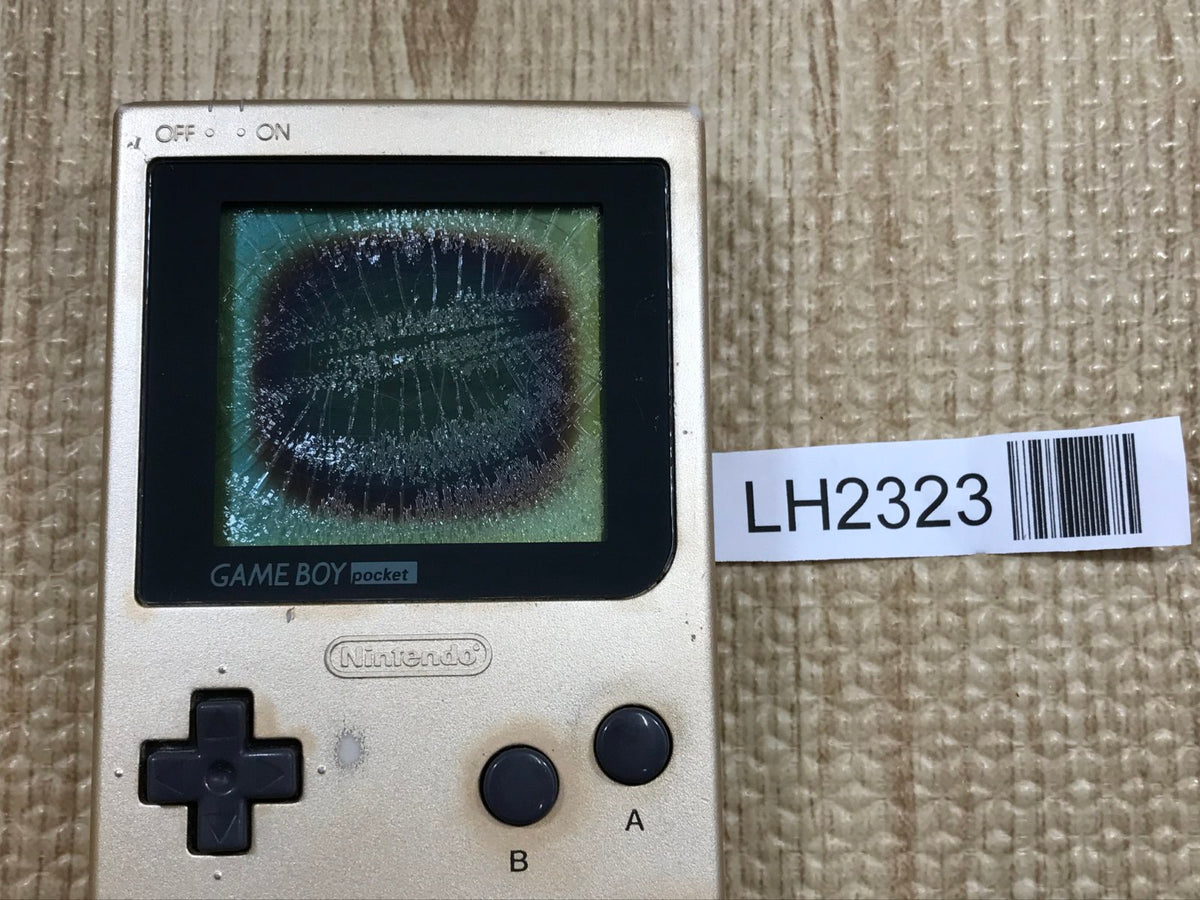 GameBoy Pocket Gold Console Nintendo Japan - With Defects LH2323