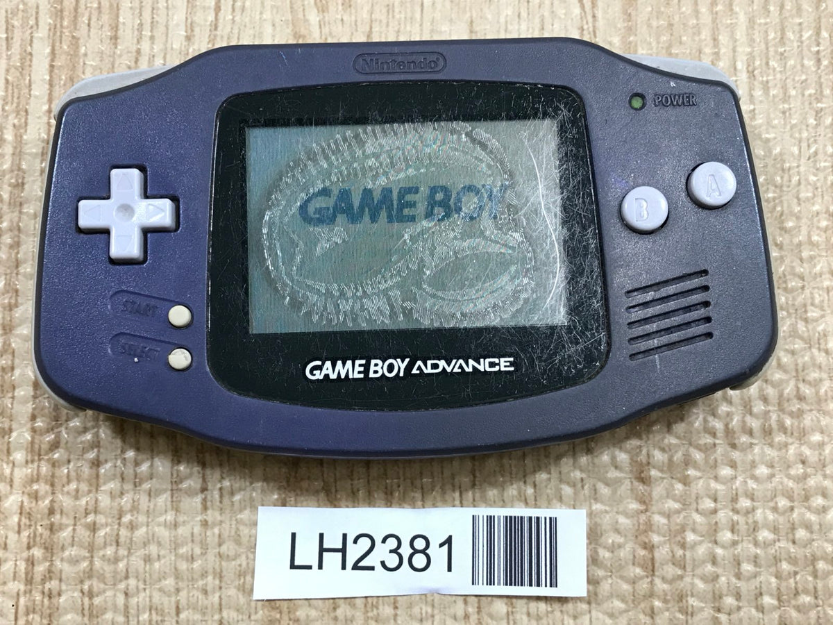 GameBoy Advance Violet Console Nintendo Japan - With Defects