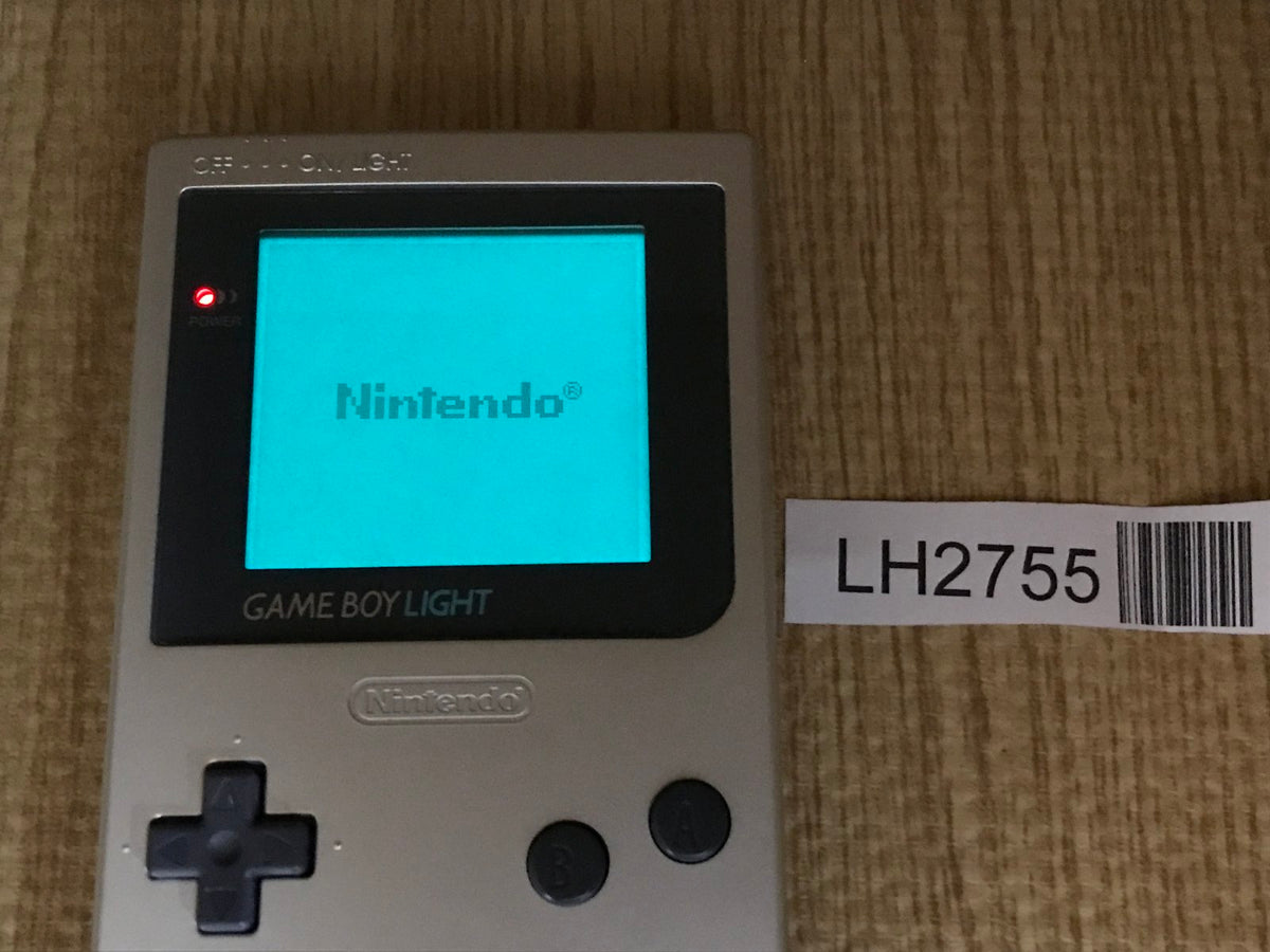 GameBoy Light Silver Console Nintendo Japan - Tested Working