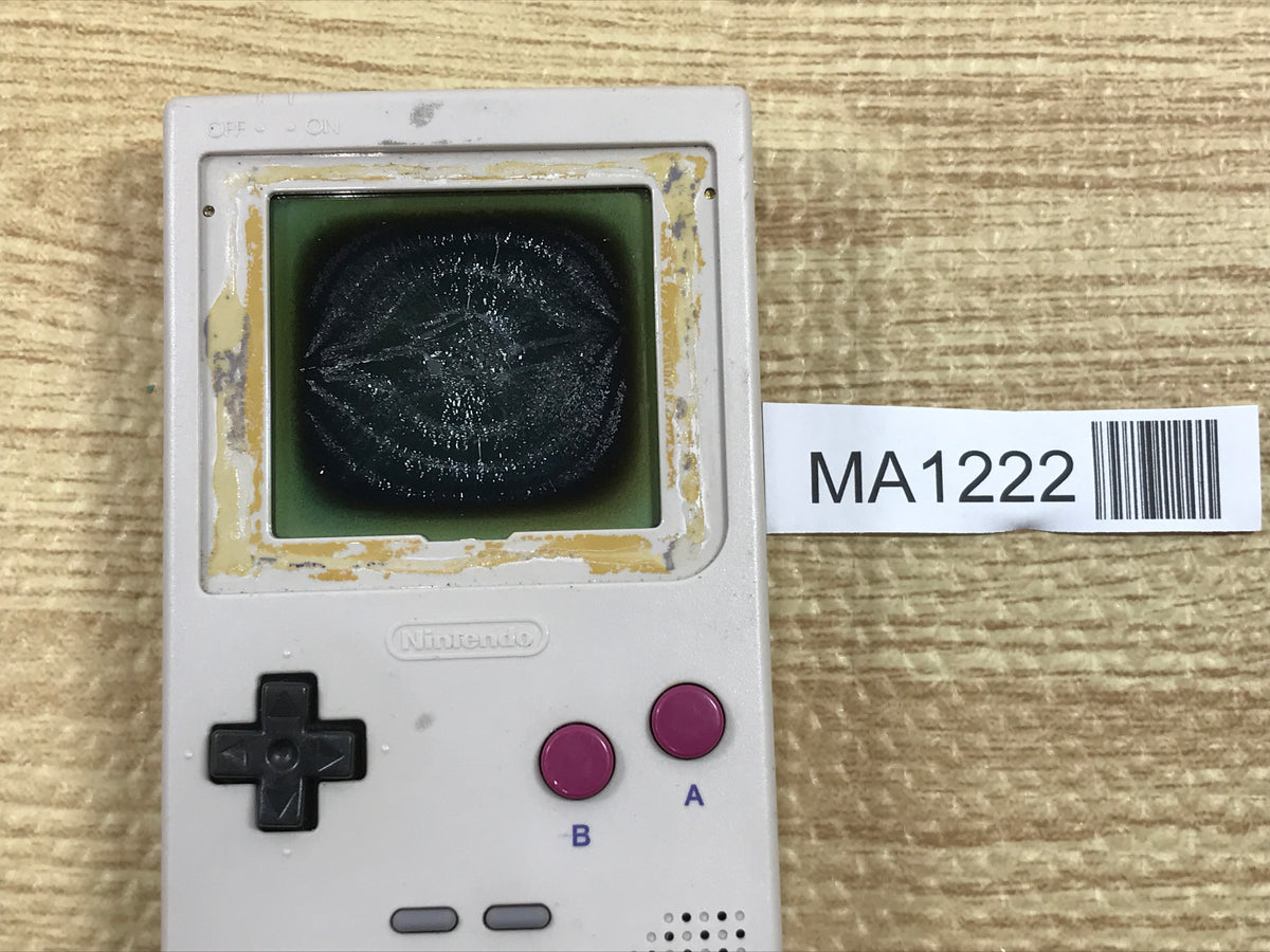 GameBoy Pocket Gray Grey Console Nintendo Japan - With Defects