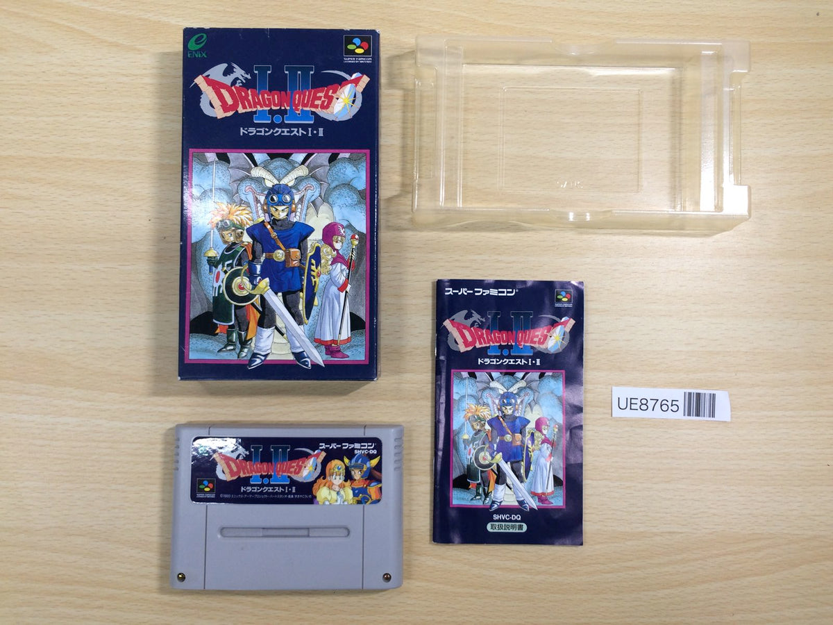 UE8765 Dragon Quest 1 & 2 BOXED SNES Super Famicom Japan – J4U.co.jp