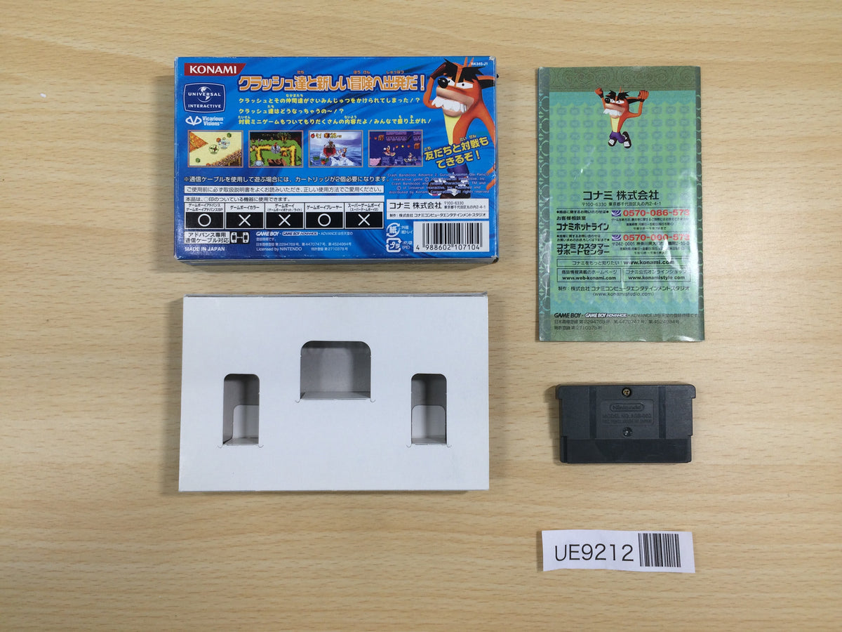 Crash Bandicoot 2 N-Tranced BOXED GameBoy Advance Japan - UE9212
