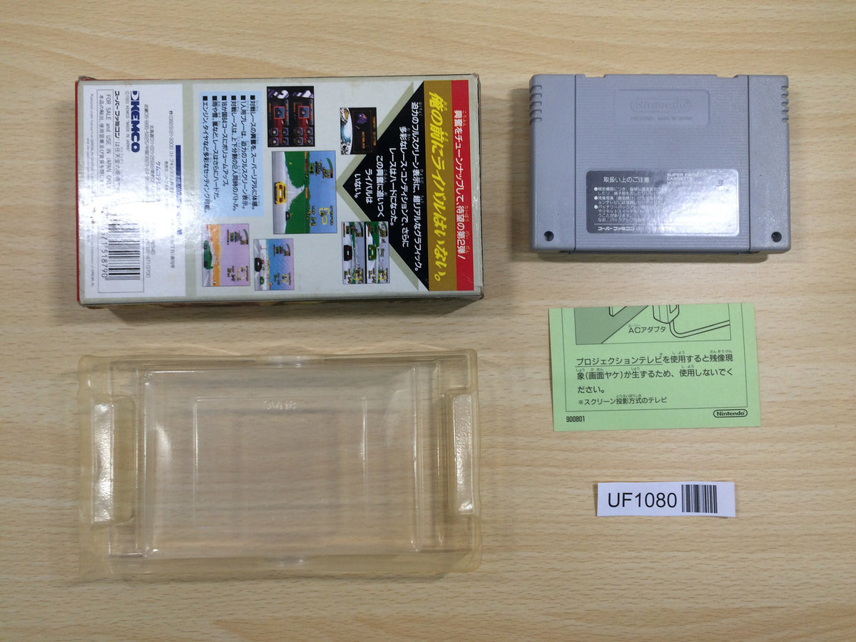 UF1080 Top Racer 2 Top Gear Racing BOXED SNES Super Famicom