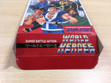 UF1317 World Heroes BOXED SNES Super Famicom Japan