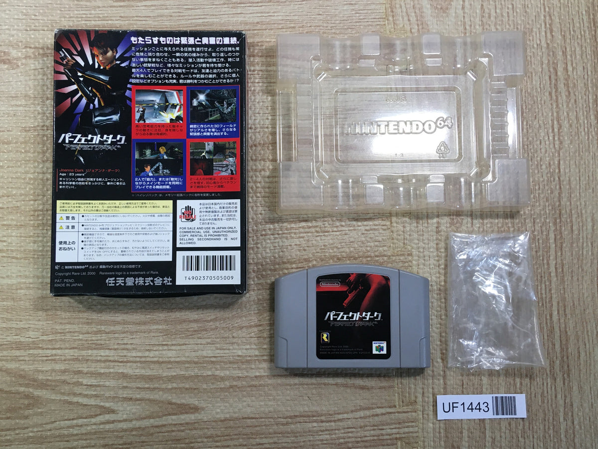 UF1443 Perfect Dark BOXED N64 Nintendo 64 Japan – J4U.co.jp