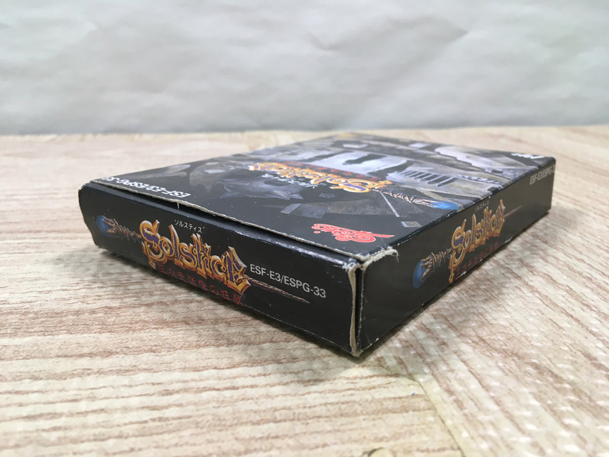 UF4005 Solstice The Quest for the Staff of Demnos Boxed Famicom