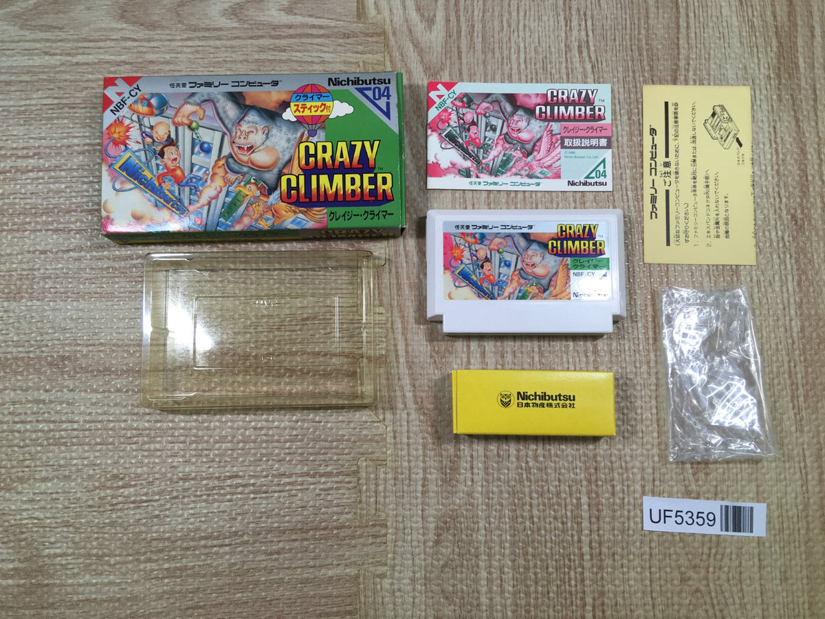 Crazy Climber Boxed Nintendo Famicom NES Japan Missing Climber